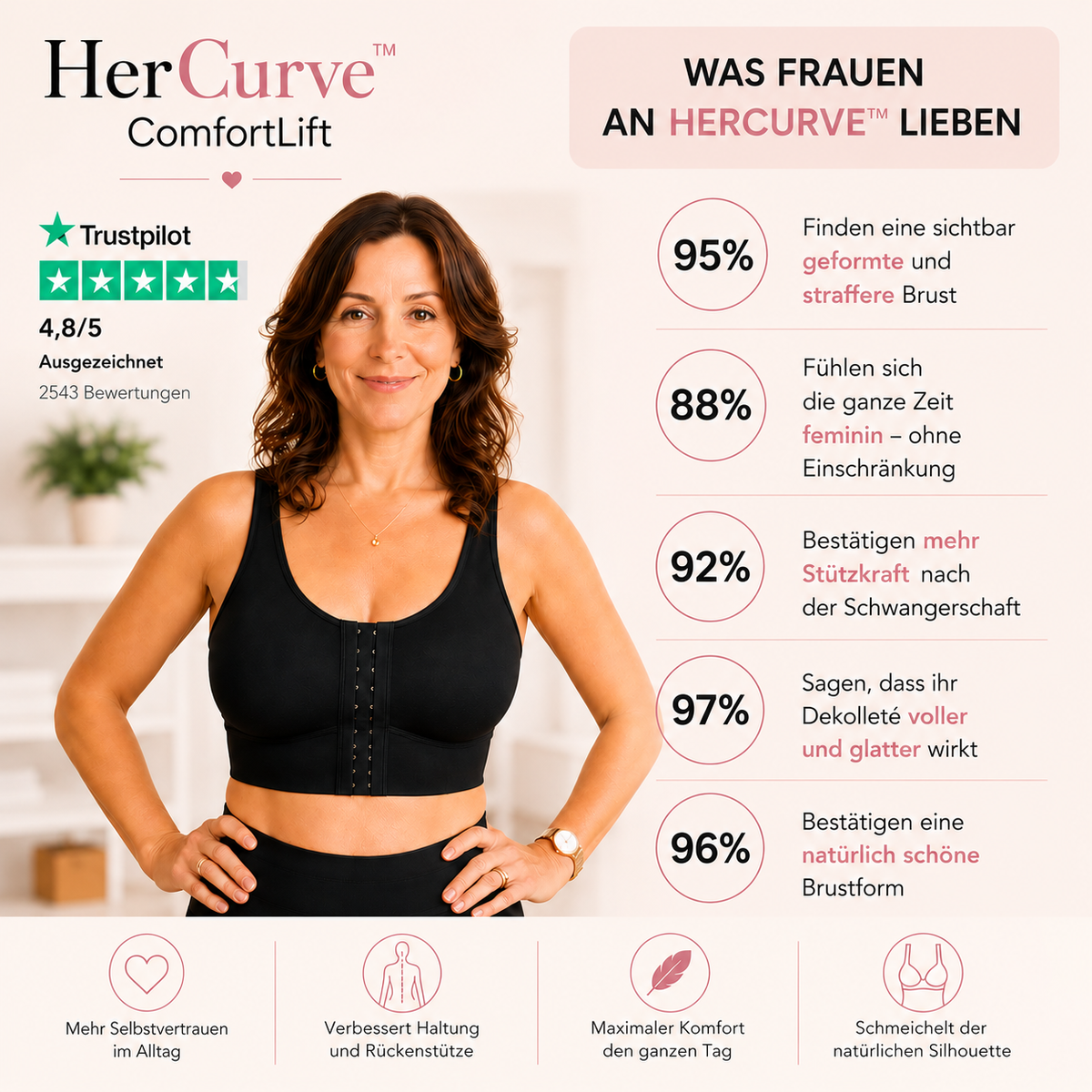 HerCurve™ ComfortLift Posture Bra