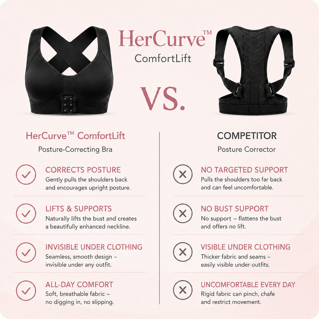 HerCurve ComfortLift comparison, UK English